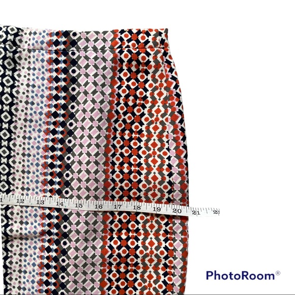 J. Crew multicolour skirt size 10 - Picture 4 of 7